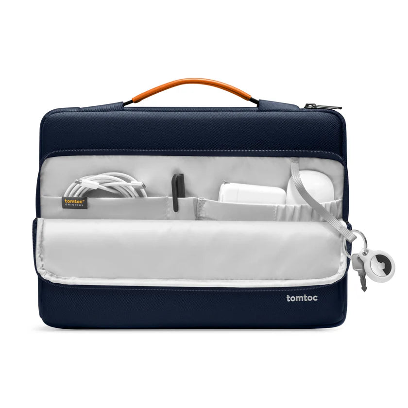 Defender-A14 Laptop Briefcase / handbag - Navy blue 16 inch