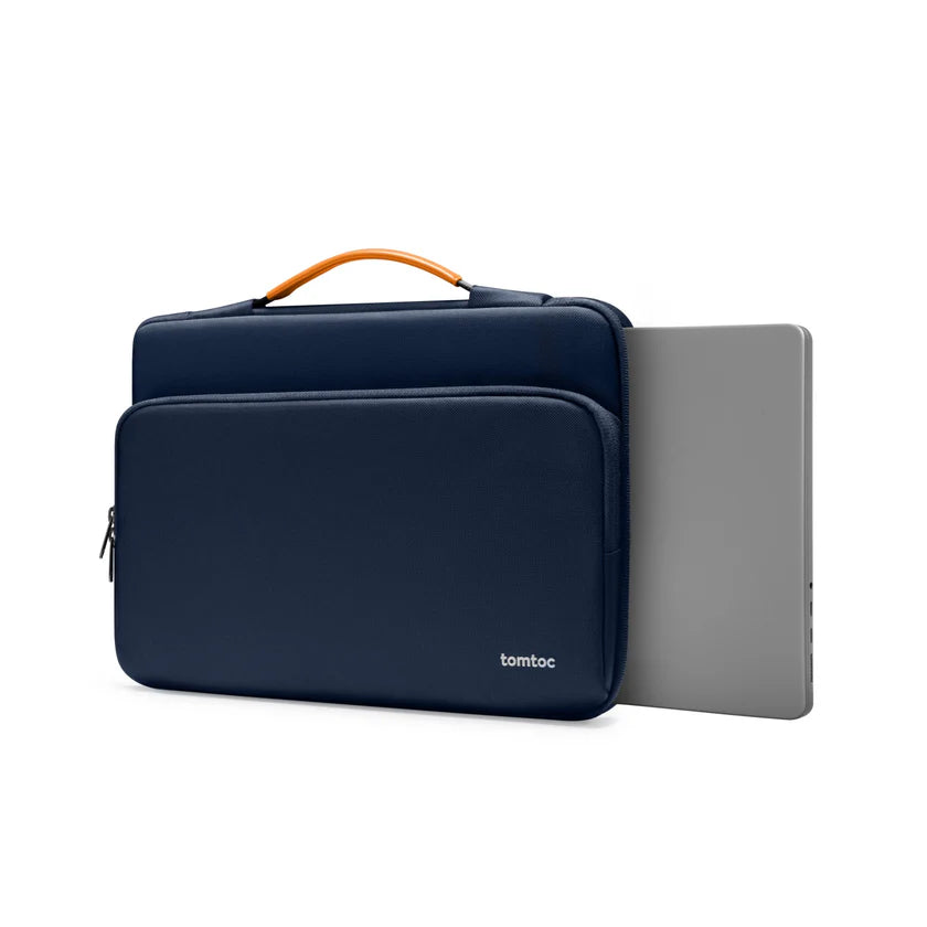 Defender-A14 Laptop Briefcase / handbag - Navy blue 16 inch
