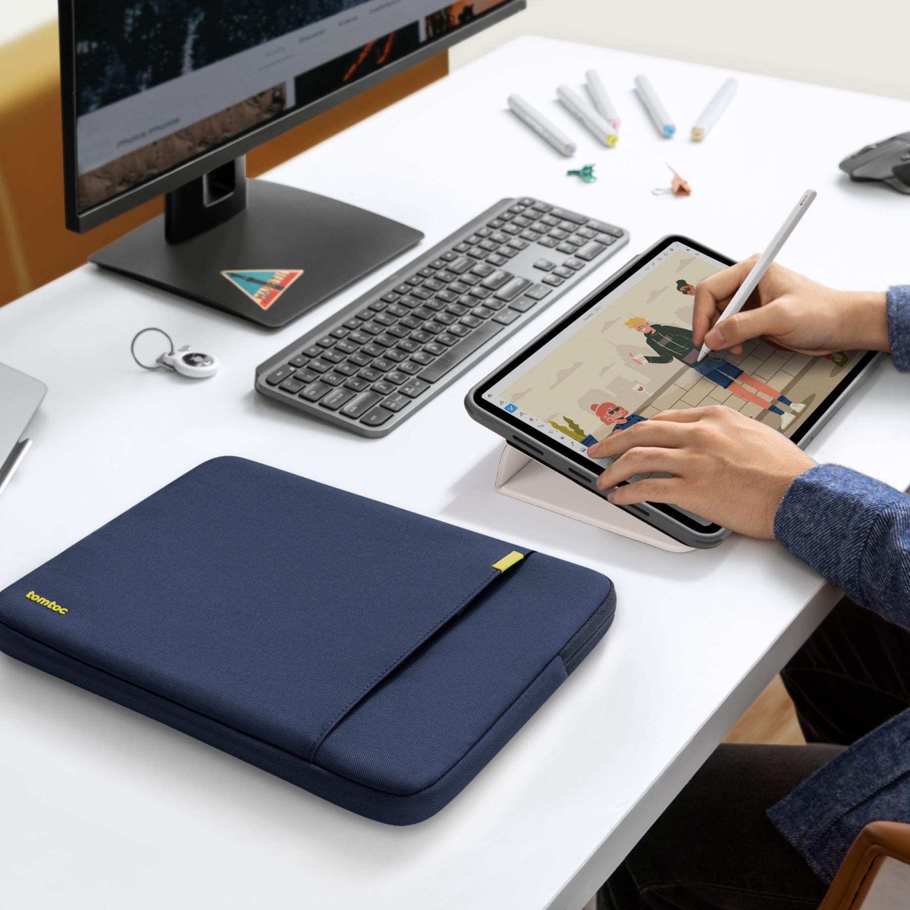 Defender-B13 Tablet Sleeve Navy Blue 11 Inch