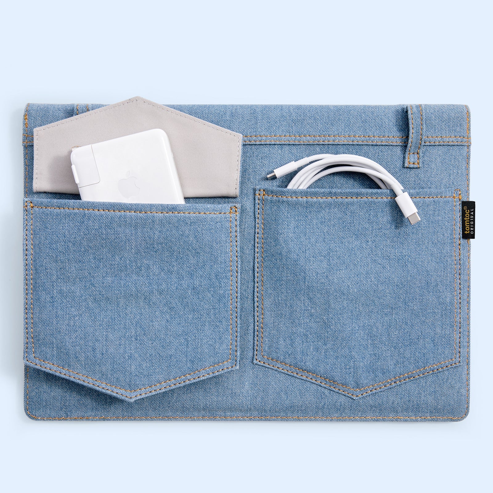 tomtoc Denim Lady Laptop Shoulder Bag 13-inch