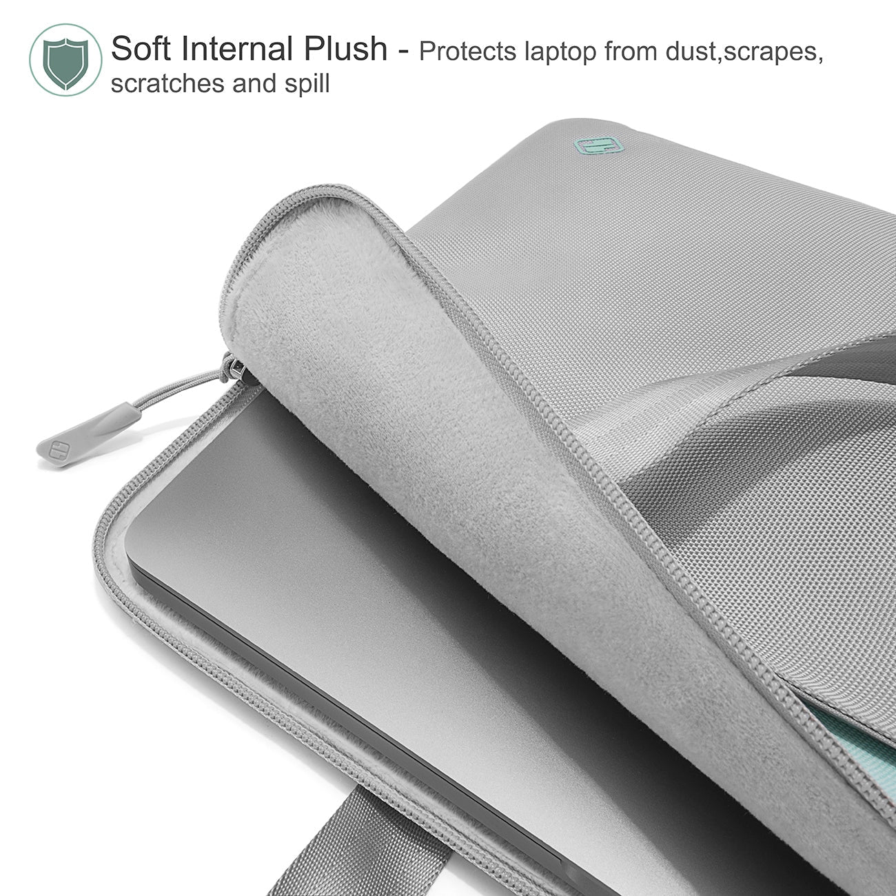 TheHer-A21 Laptop Handbag for 13.3-inch | Silver