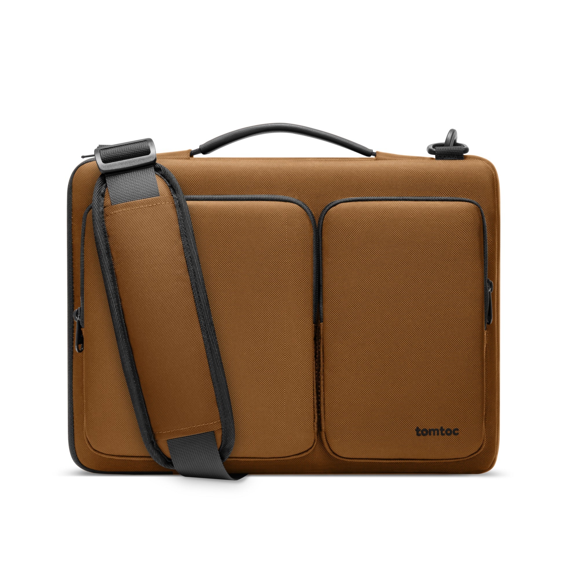 Defender-A42 Laptop Shoulder Bag 14-inch | Brown – tomtoc South Africa