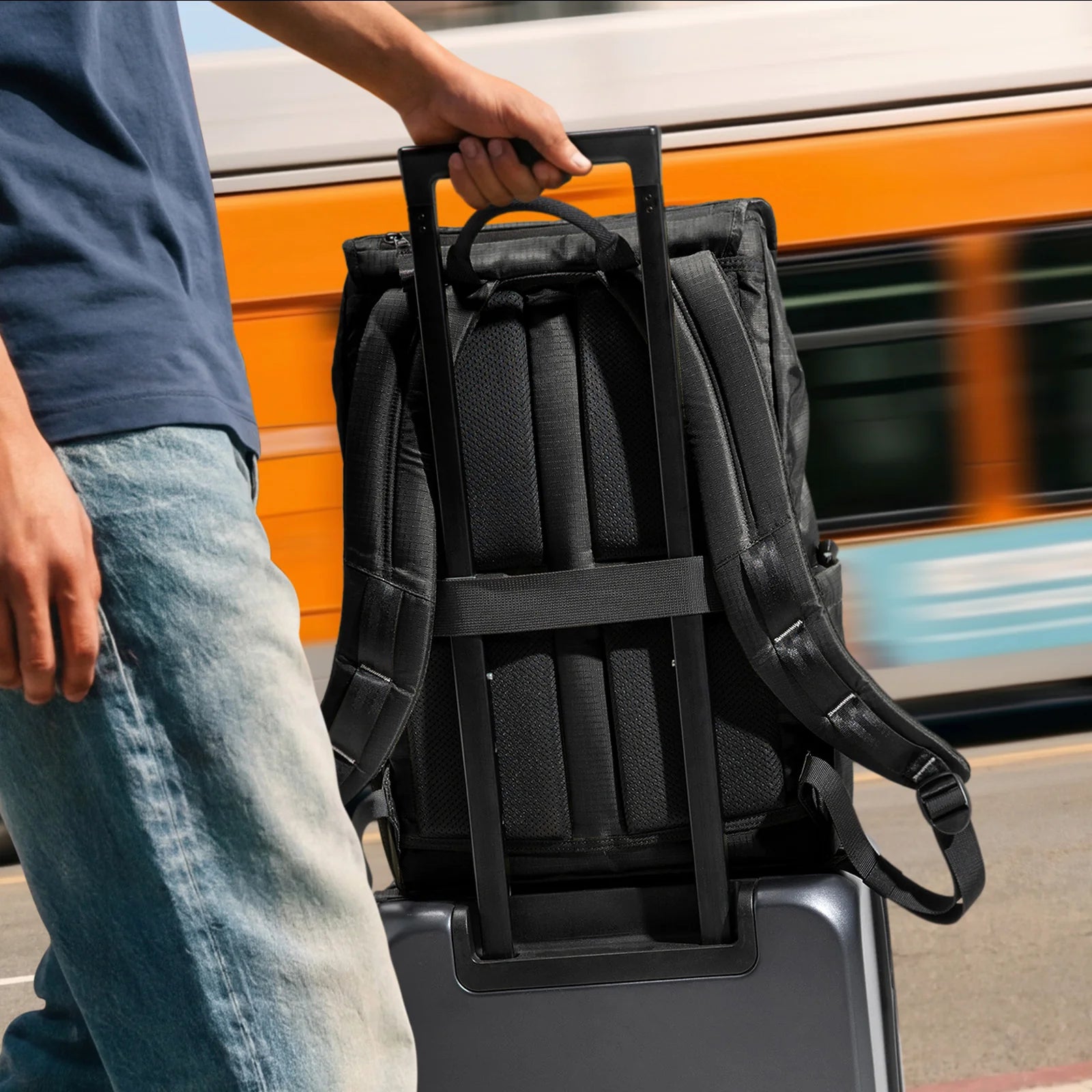 VintPack-TA1 Liteway Laptop Backpack Black