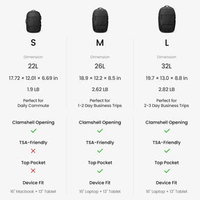 UrbanEX-T77 Laptop Backpack 32L