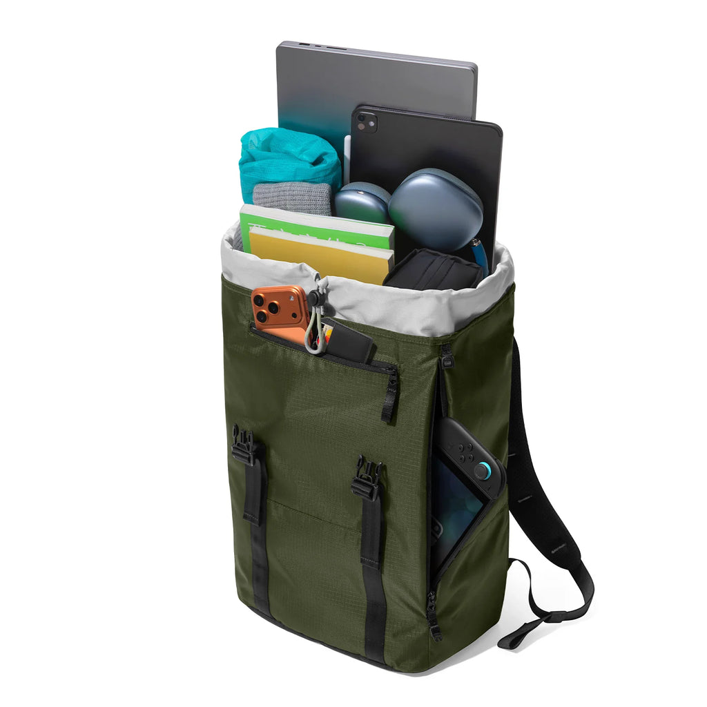 VintPack-TA1 Liteway Laptop Backpack Green
