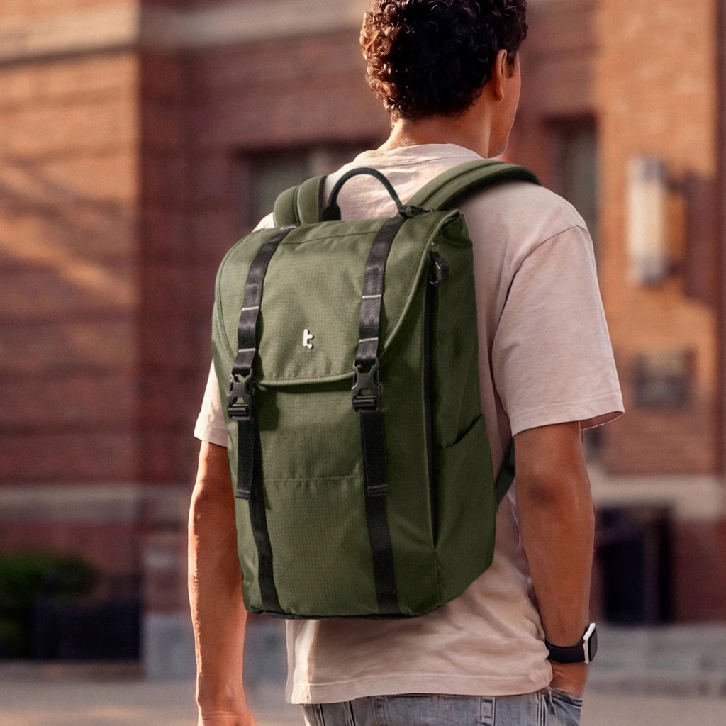 VintPack-TA1 Liteway Laptop Backpack Green