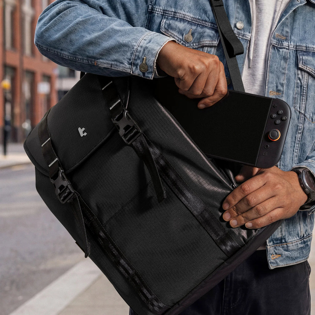 VintPack-TA1 Liteway Laptop Backpack Black