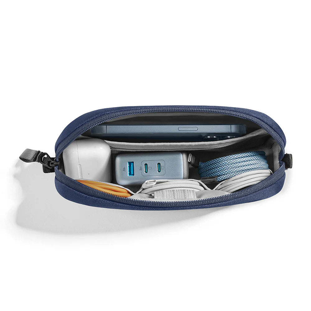 Light-T12 Essential Tech Organizer Navy Blue