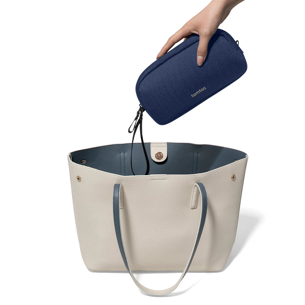 Light-T12 Essential Tech Organizer Navy Blue