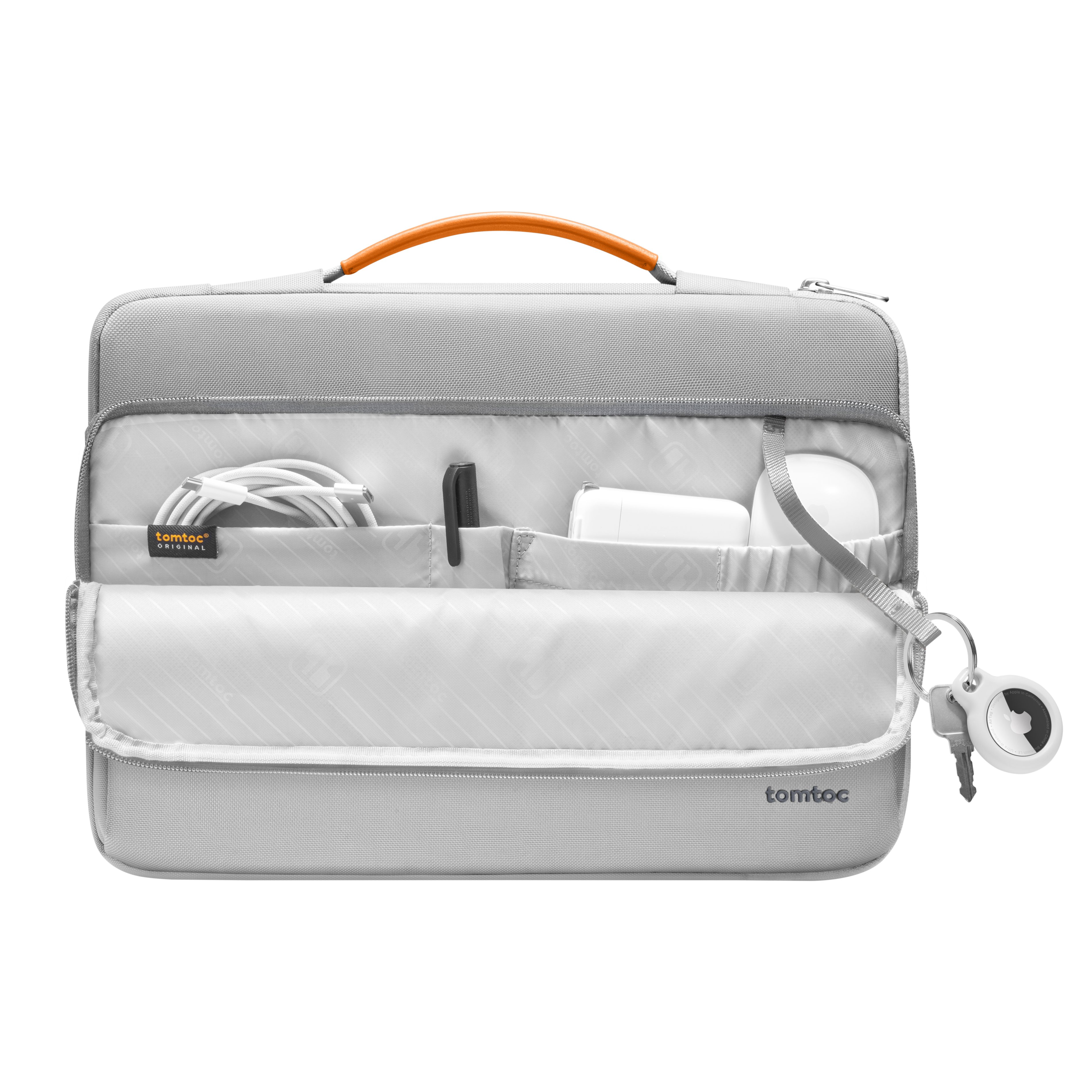 Defender-A14 Laptop Briefcase  - Gray 14 inch