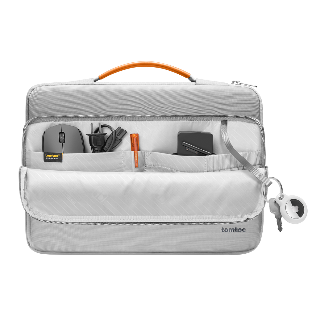 Defender-A14 Laptop Briefcase  - Gray 14 inch