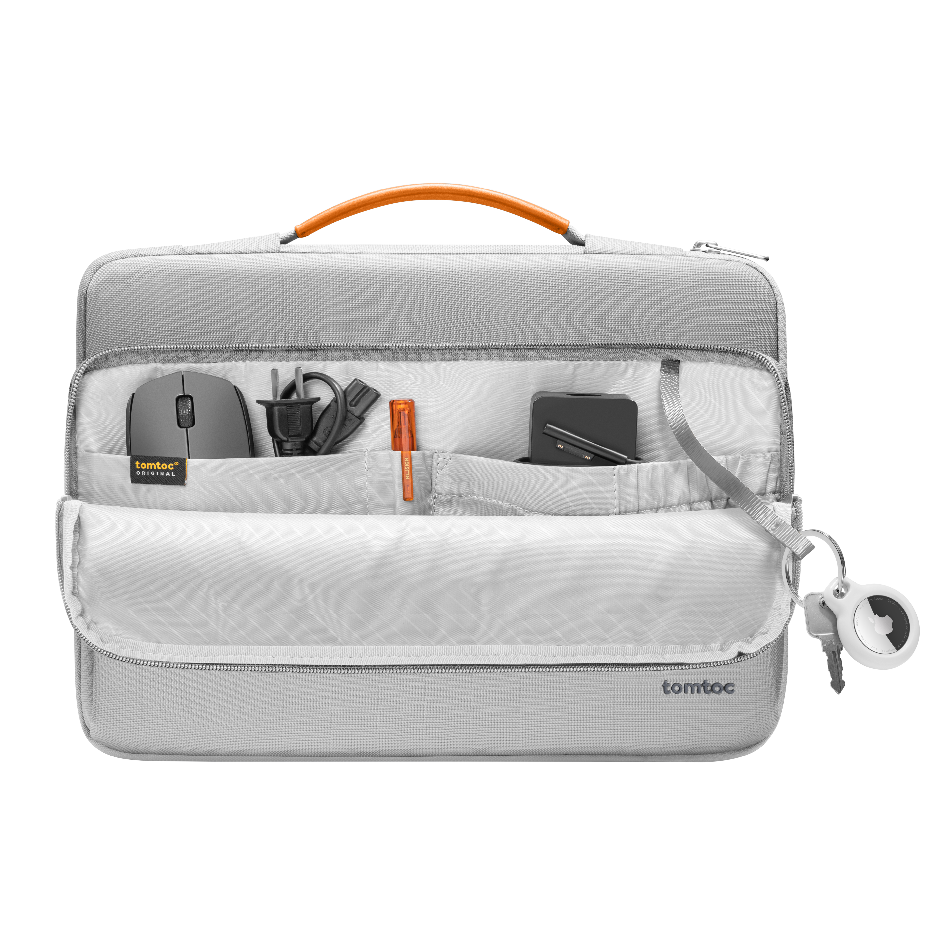 Defender-A14 Laptop Briefcase  - Gray 14 inch