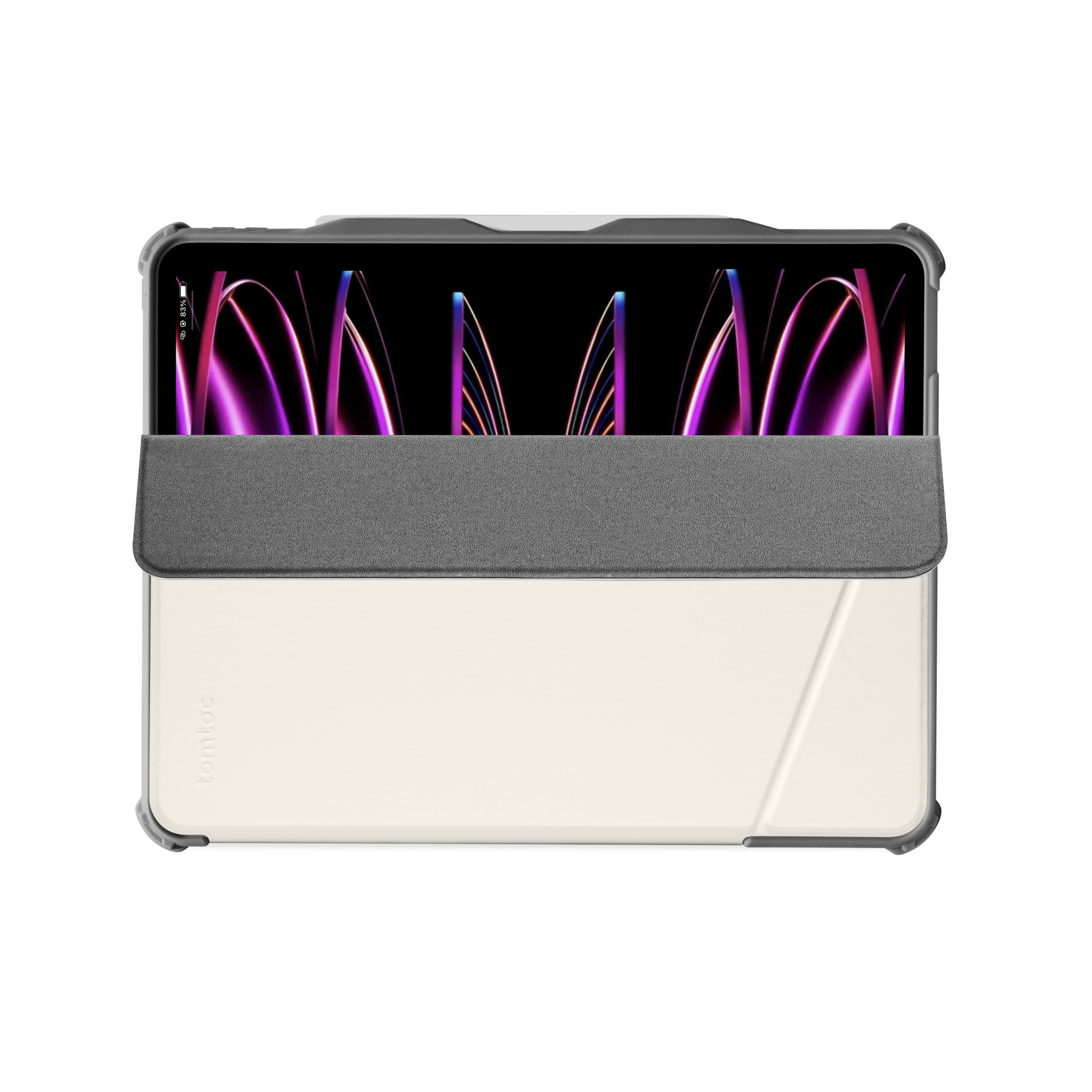 Inspire-B53 iPad 4-mode Hybrid Case Ivory White 11-inch [up to 5th Gen Air / 4th Gen Pro]