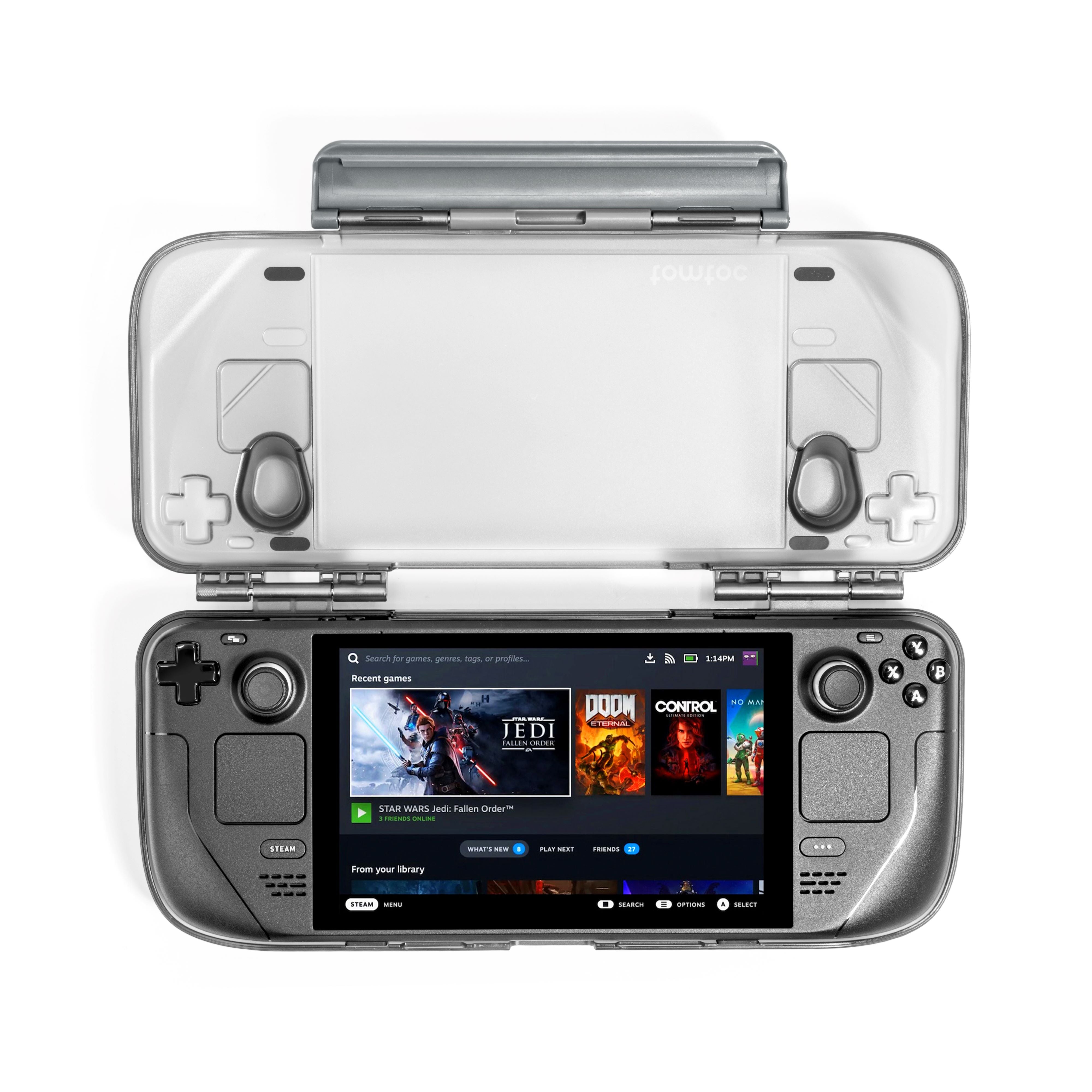 Armor-G12 Steam Deck Case Black Steam Deck – tomtoc South Africa