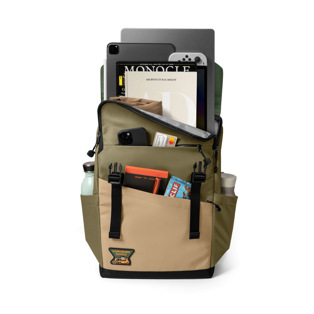 Slash-T64 Flip Laptop Backpack 15.6 Inch/18L Green