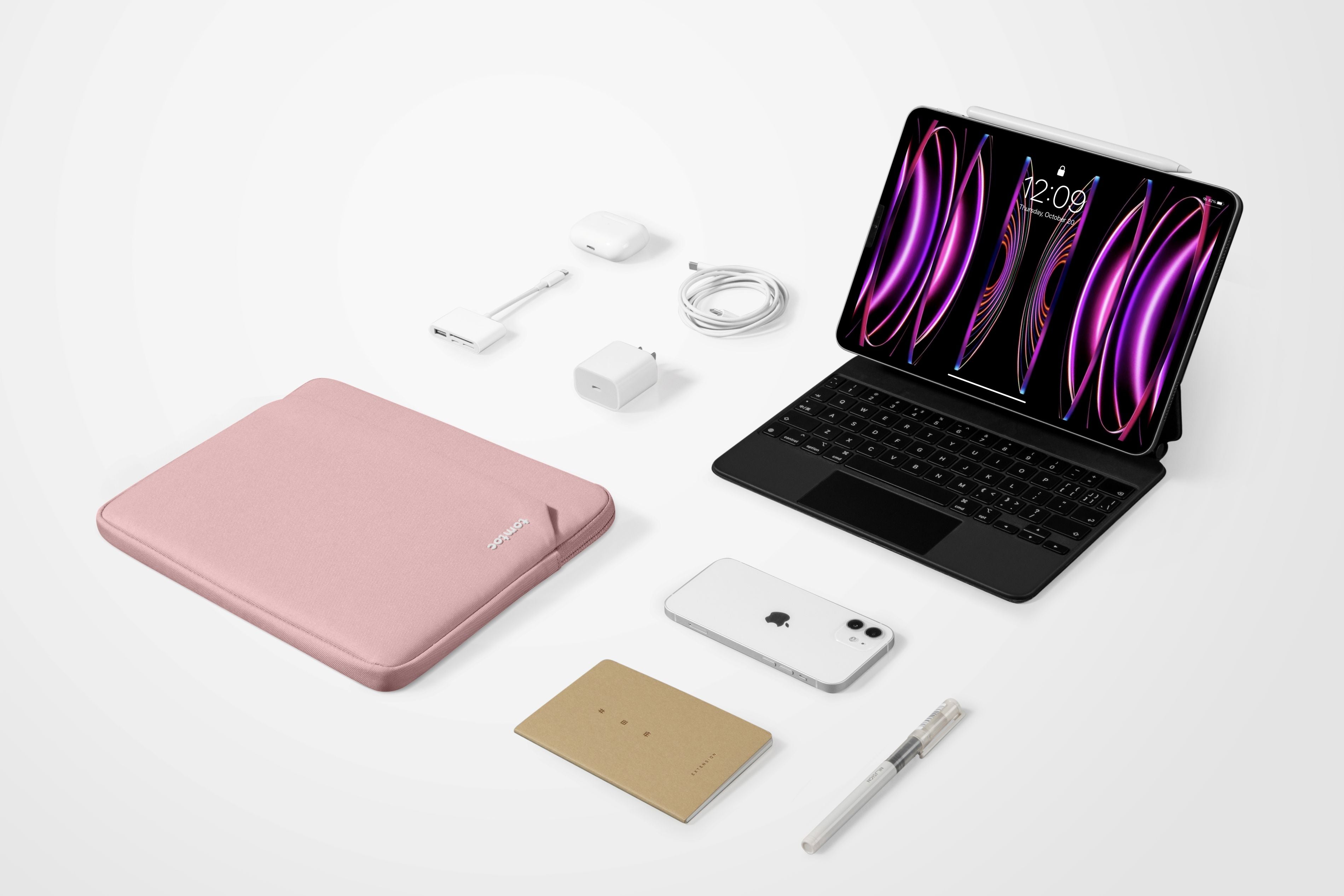 Light-B18 Tablet Sleeve for 13 inch iPad Air/Pro - Pink