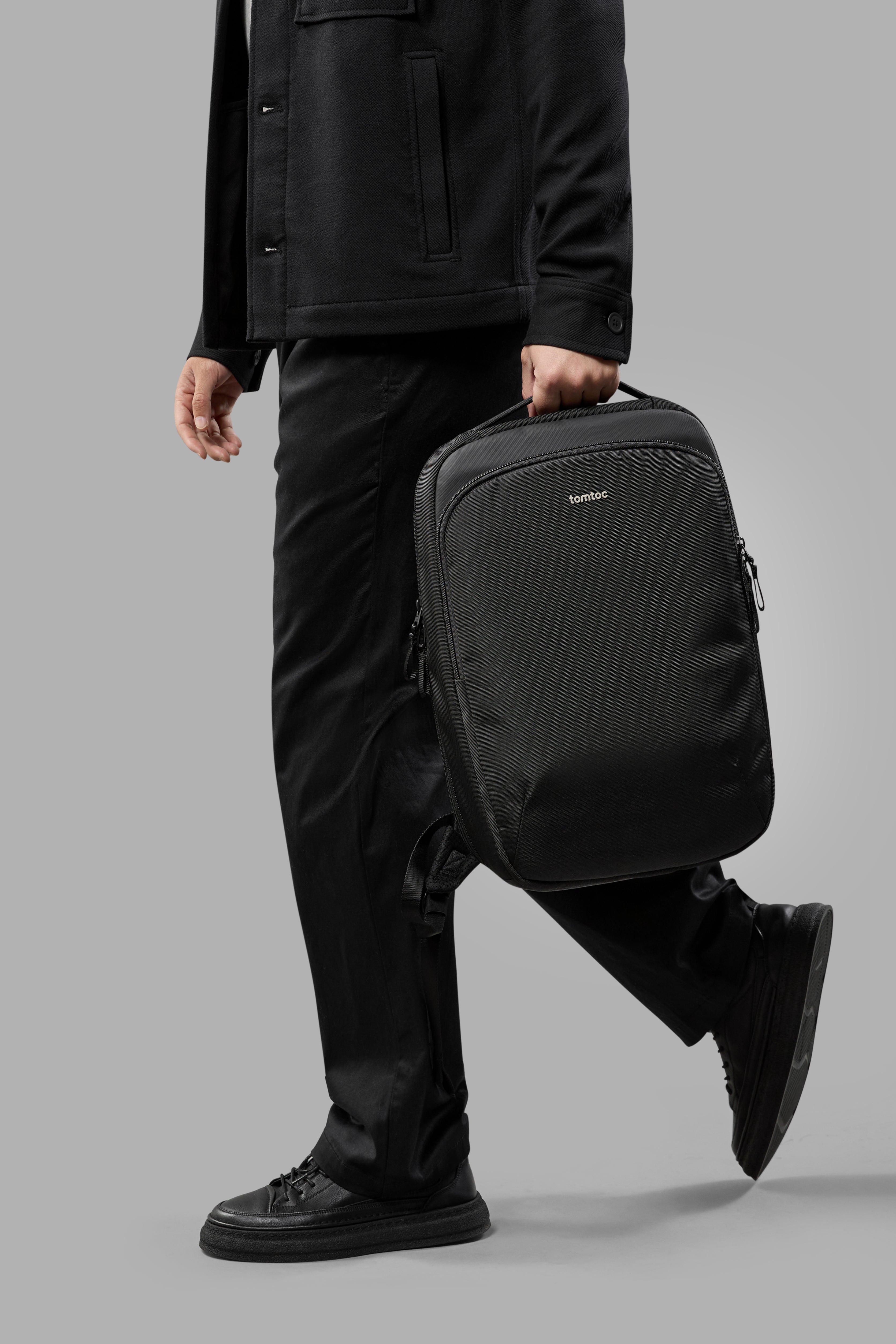 Explorer-T60 Laptop Backpack Black 16-inch / 15L – tomtoc South Africa