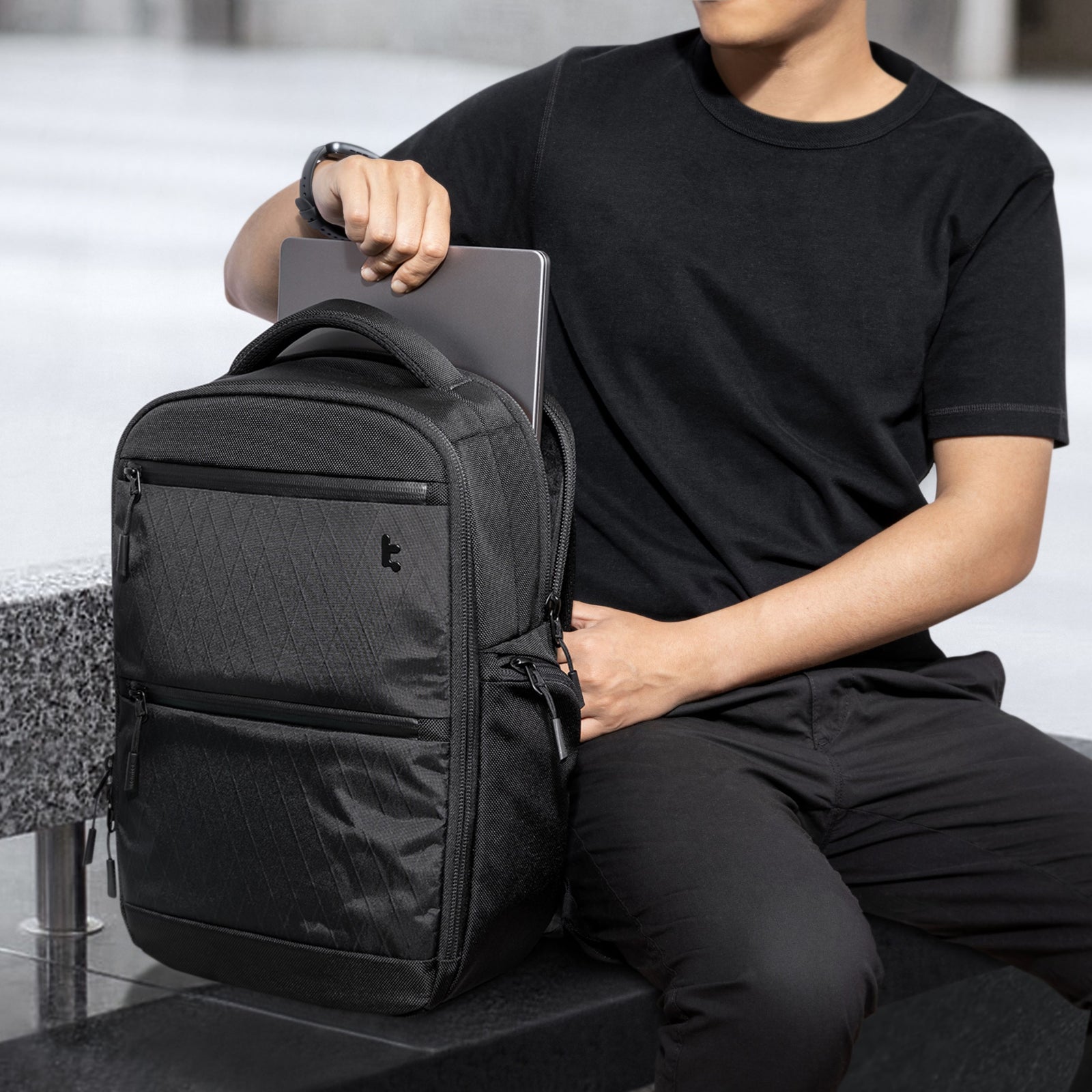 TechPack-T73 X-Pac Laptop Backpack Black 15.6-inch [30L]