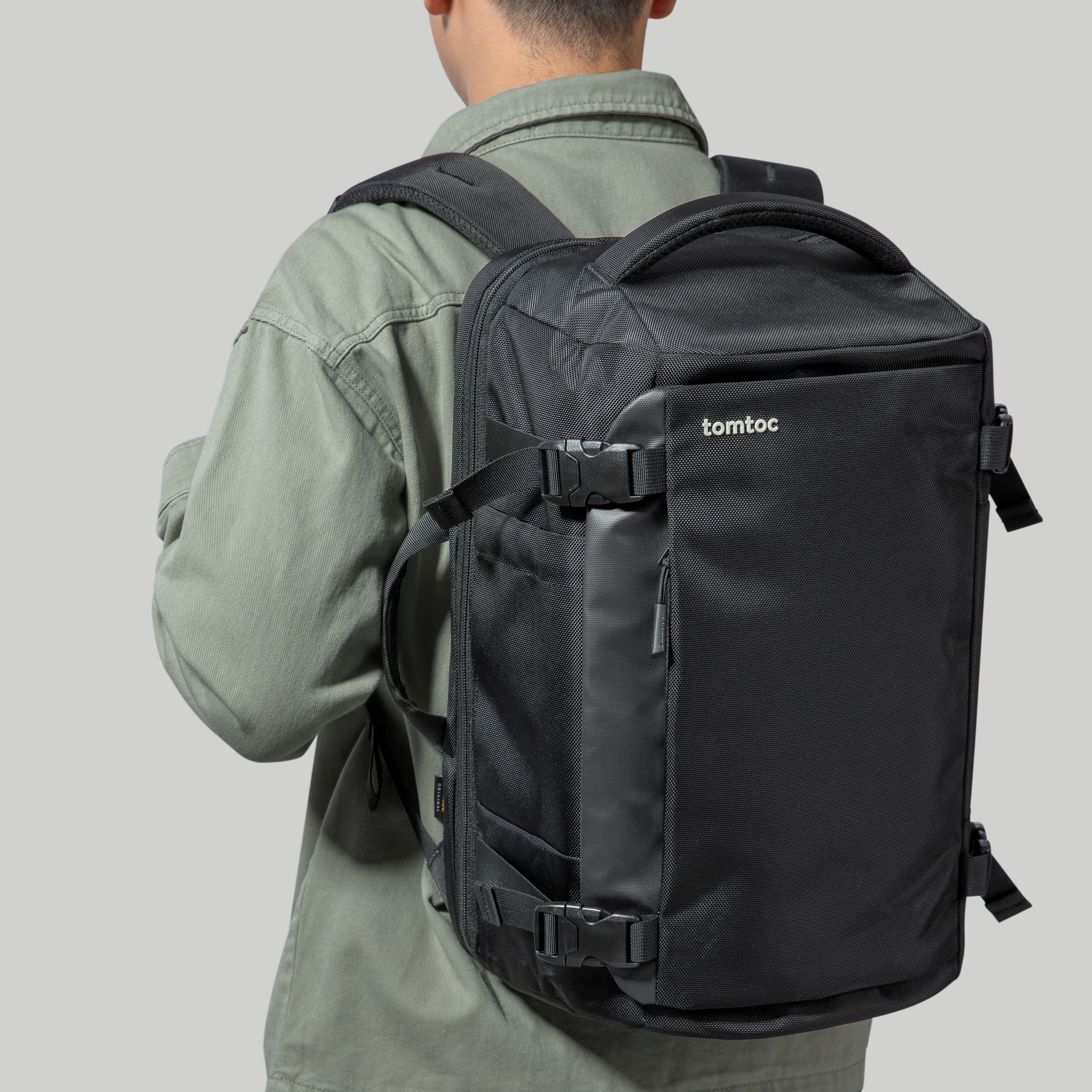 Navigator-T66 Travel Laptop Backpack Black 15.6 Inch/28L-temp