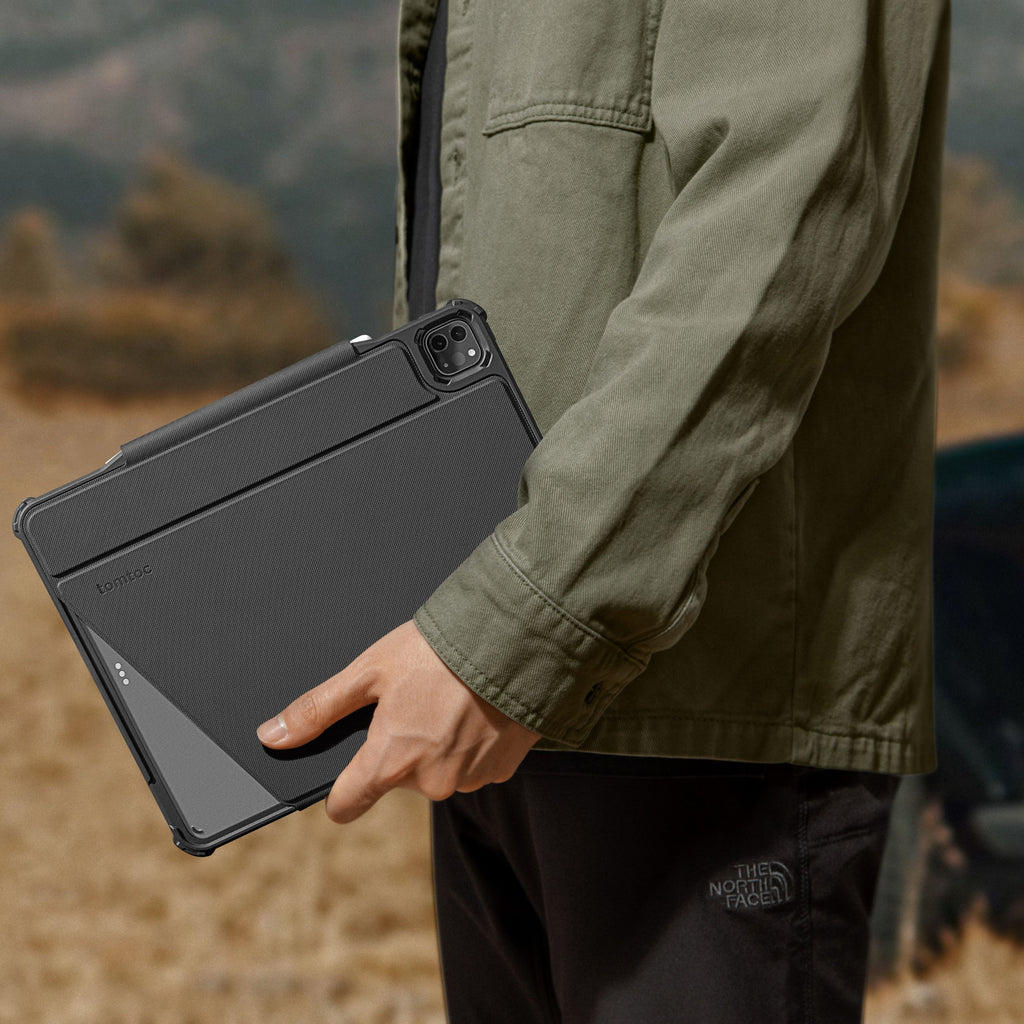 Inspire-B53 iPad 4-mode Hybrid Case Ivory White 11-inch [up to 5th Gen Air / 4th Gen Pro]