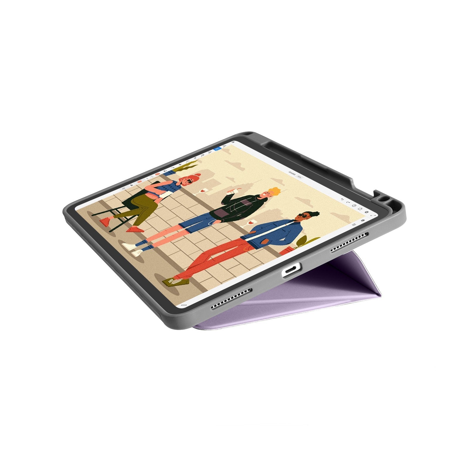Inspire-B02 iPad Tri-Mode Case For 10.9-inch iPad & Air 4th-6th