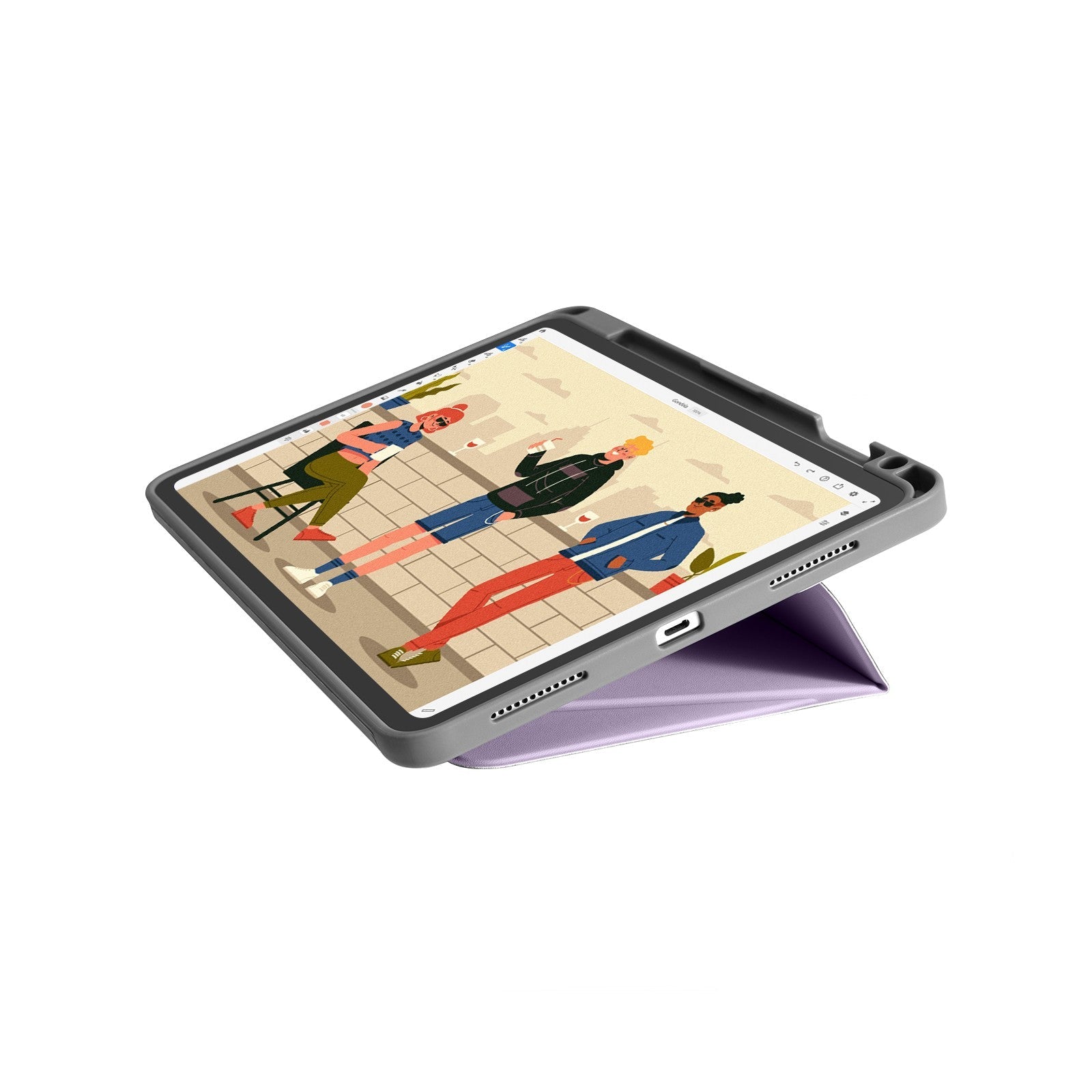 Inspire-B02 iPad Tri-Mode Case For 10.9-inch iPad & Air 4th-6th Gen [2024]