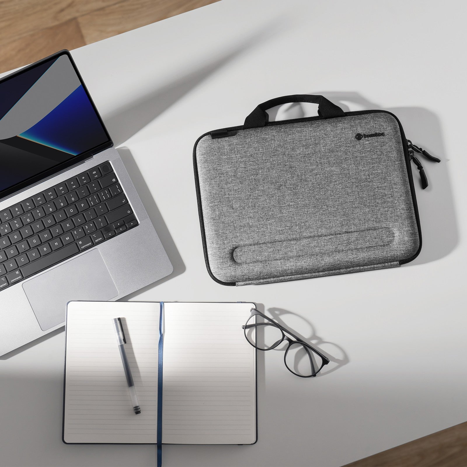 FancyCase-A25 Laptop Shoulder Bag 16-inch | Grey – tomtoc South Africa