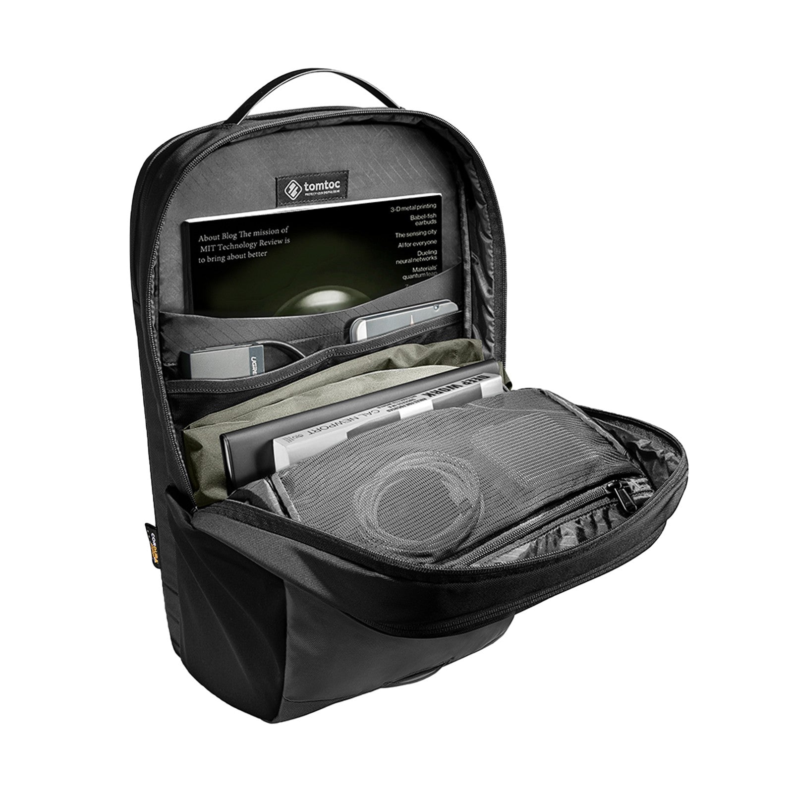 Navigator-H61 Laptop Backpack with 15.6-inch 26L | Black – tomtoc